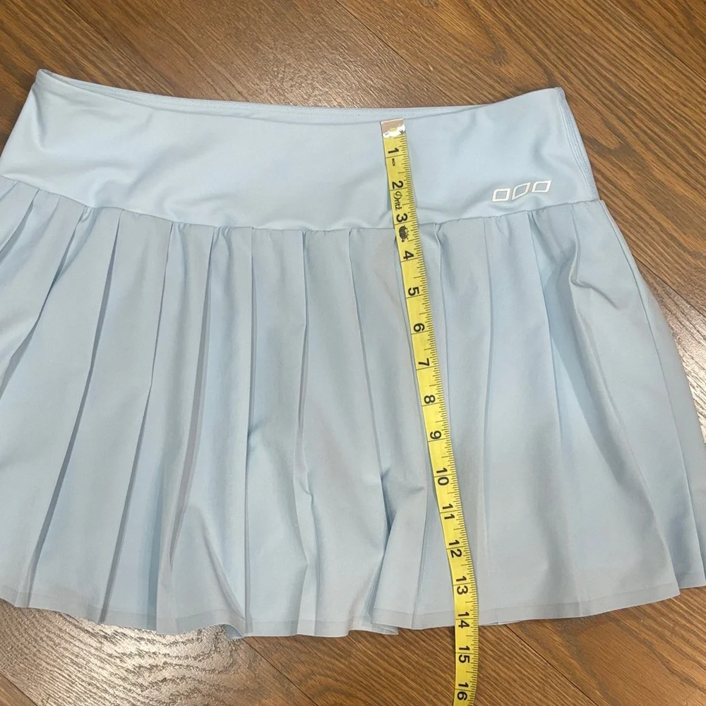 Lorna Jane Sky Blue Pleated Tennis Skort - Picture 5 of 5